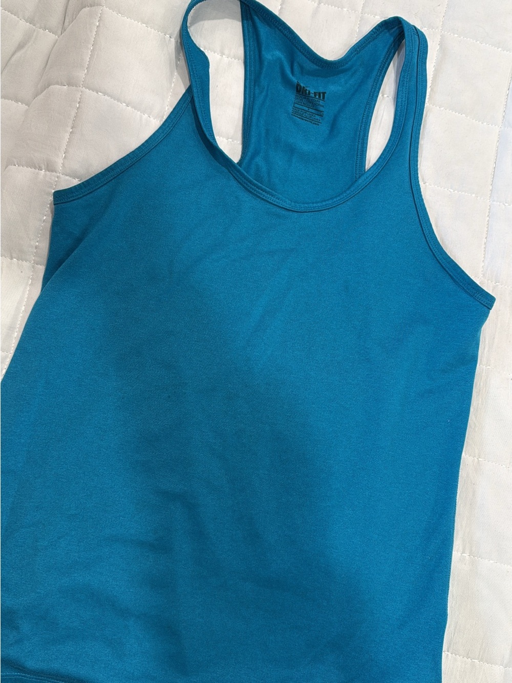 Nike Teal Blue Dri-FIT Racerback Tank Top